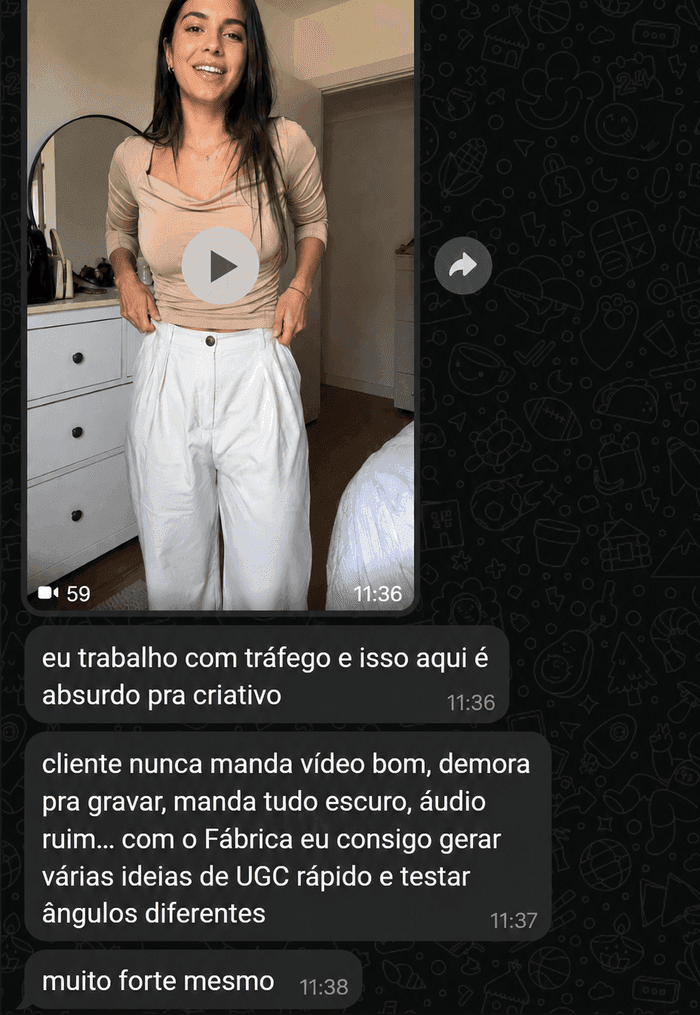 Depoimento de aluno 3